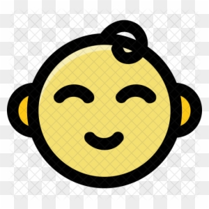 Smiling Baby Icon - Illustration - Free Transparent PNG Clipart Images ...