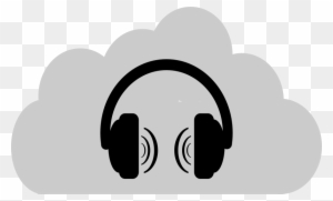 Headphones Free Cloud Sound 2 - Headphones With Music Clipart