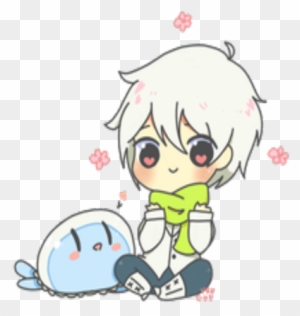 Chibi Cute Anime Boy Jellyfish Dmmd Favim - Cute Chibi Anime Boy