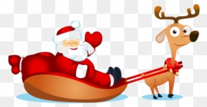 Merry Christmas Clip Art Christmas Always Falls On - Santa Claus Vector ...