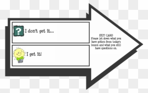 Ticket Out The Door Clipart - Exit Cards In Teaching - Free Transparent ...