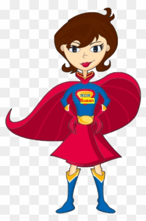 Superhero Mom Clipart 5 By Omar - My Super Hero Cartoon - Free ...