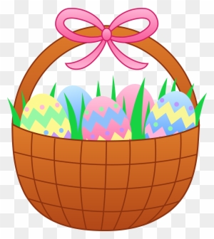 Transparent Easter Basket Png Clipart Picture - Easter Egg Basket ...