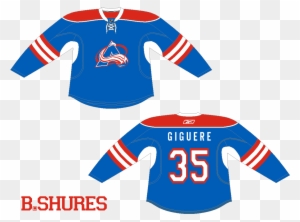 The Avs 3rd Jersey In The Nordiques Colours - Sports Jersey - Free  Transparent PNG Clipart Images Download