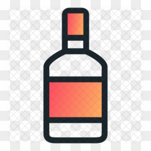 Liquor Bottle Icon - Liquor - Free Transparent PNG Clipart Images Download