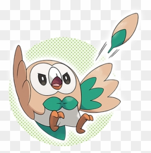 Rowlet, Litten And Popplio Starter For Pokémon Sun - Rowlet Pokemon Sun And Moon