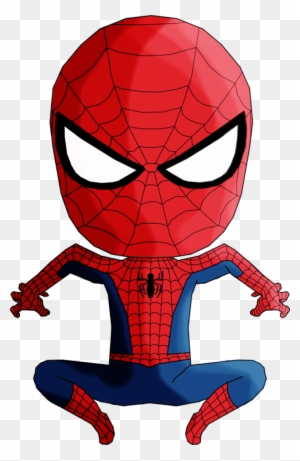 Spiderman Chibi By Guitar6god - Super Heroes Chibis Png - Free ...