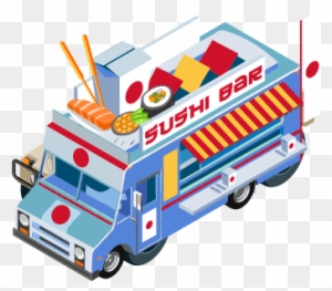 Pieces Japanese Food Truck Free Transparent Png Clipart Images Download