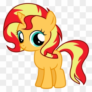 Filly Sunset Shimmer Vector Happy By Nsmah - My Little Filly Friendship ...