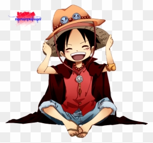 Luffy Portgas D - Chibi Luffy And Ace - Free Transparent PNG Clipart ...