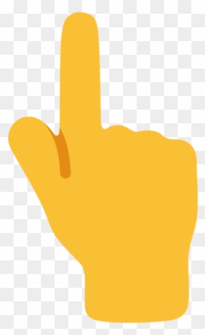 Hand Emoji Clipart Pointer Finger - ☝ Emoji - Free Transparent PNG ...