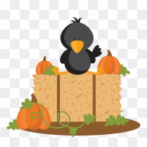 Crow On Hay Bale Model Sku Pumpkin And Hay Bale Clipart Free Transparent Png Clipart Images Download