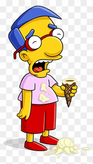 Siempre Va Con Su Mejor Amigo Milhouse Van Houten - Lisa Simpson Png ...