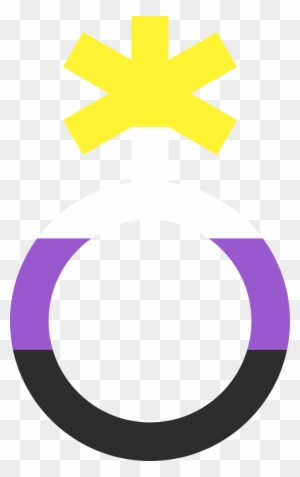 Nonbinary Symbol By Pride Flags Non Binary Gender Symbol Free Transparent Png Clipart Images Download