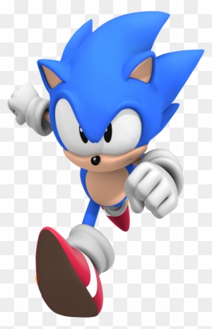 Sonic Generations Classic Running Pictures - Classic Sonic Running, HD Png  Download - 579x1019(#1122580)