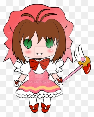 cardcaptor sakura chibi by sacari sakura captor card png icon free transparent png clipart images download sakura captor card png icon