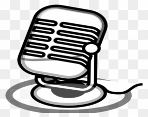 computer microphone clipart black and white car