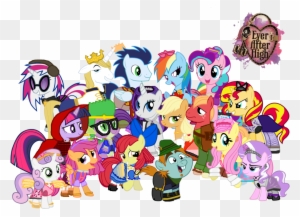 monster high my little pony