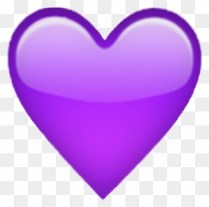 purple heart emoji pillow