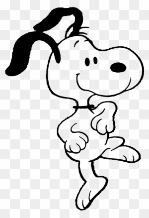 Snoopy Dance Holding His Friend Woodstock With Joy - Snoopy Dancing ...