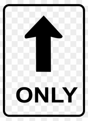 One Way Sign Clip Art At Clker - One Way Sign