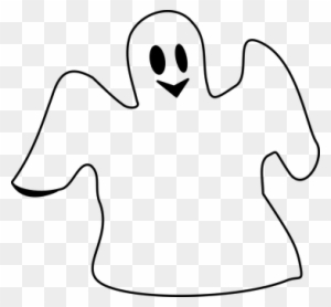 Ghost Spooking Spooky Happy White Smiling - Ghost Clip Art - Free ...