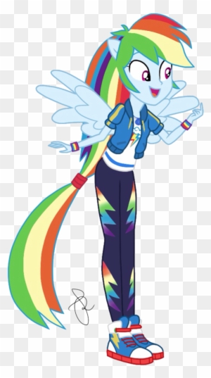 Rainbow Power Rainbow Dash Vector By Icantunloveyou - Mlp Rainbow Power ...