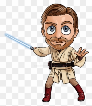 Obi Wan Kenobi Chibi - Free Transparent Png Clipart Images Download