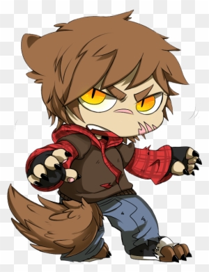 Anime Chibi Wolf Boychibi Boy And His Wolf Boy And His Wolf Free Transparent Png Clipart Images Download - anime wolf boy roblox