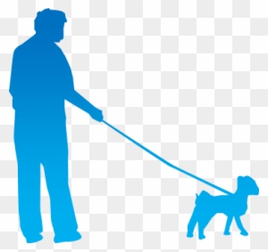 犬を散歩する人のシルエット Person Free Transparent Png Clipart Images Download