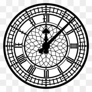 london clock drawing