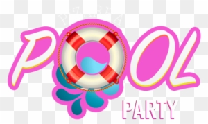 Pool Party Logo Png - (1600x800) Png Clipart Download. ClipartMax.com