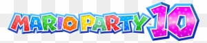 Mario Party 10 Logo Big - Mario Party 10 Title - Free Transparent PNG ...