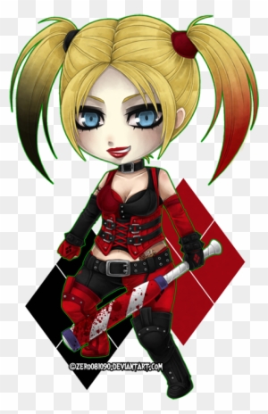 harley quinn chibizero0810  anime chibi harley quinn