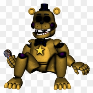 Rockstar Golden Freddy By Y-mmdere - Fnaf Rockstar Golden Freddy