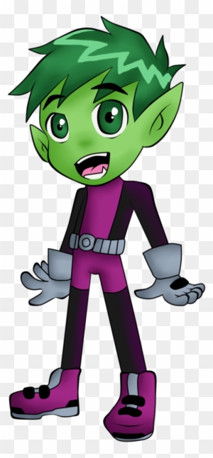 Chibi Beast Boy 7 By Beastgreen - Chibi Beast Boy - Free Transparent ...