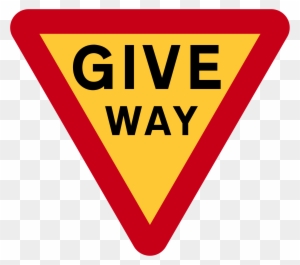 Open - Give Way Sign Uk