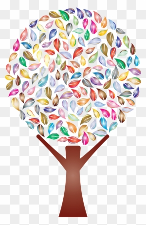 Big Image - Colorful Tree Transparent Background - Free Transparent PNG ...