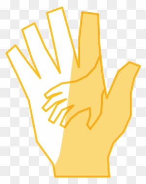 out stretched hand clipart transparent