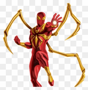 Iron Spider Marvel Ultimate Spiderman Iron Spider Free Transparent Png Clipart Images Download - iron spider homecoming roblox