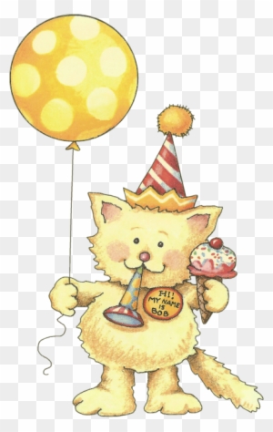 free cat birthday clipart