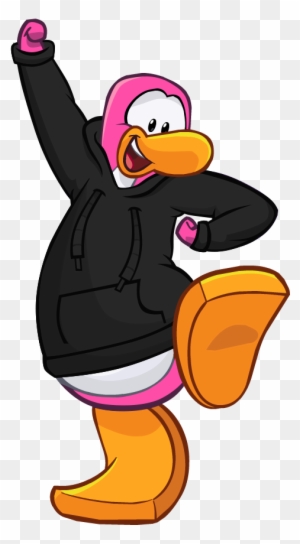 Black hoodie hotsell club penguin