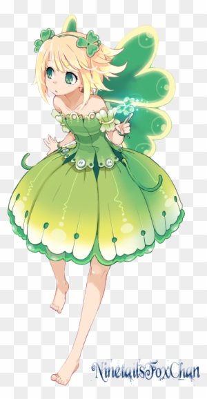Cute Animated Fairies Anime Fairy Chibi Free Transparent Png - anime ice fairy girl roblox