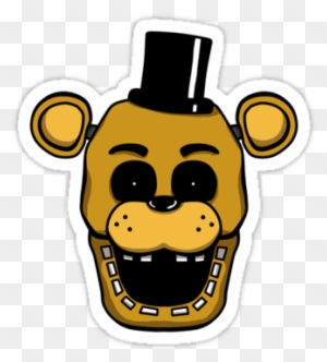 Five Nights At Freddy's Merch For Sale At Redbubble - Fnaf Golden Freddy Head