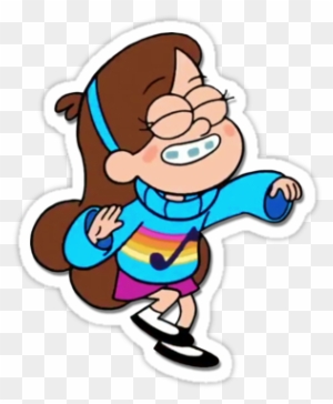 Dipper Pines Mabel Pines Sweater Sticker Clip Art - Gravity Falls Mabel ...