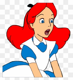 Alice Shocked By Darthraner83 - Red Hair - Free Transparent PNG Clipart ...