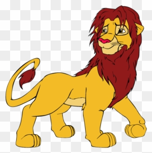 Simba Coloured By Riptideyoshi - Colour Of The Lion - Free Transparent ...