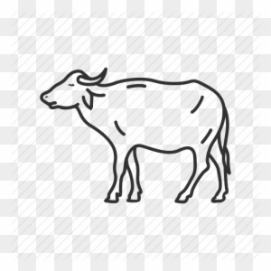 Drawn Cow Karabaw - Working Animal - Free Transparent PNG Clipart ...