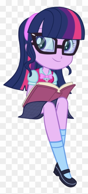 Invisibleink, Book, Bookworm, Child, Cute, Dork, Equestria - Twilight Sparkle Eg Vectors