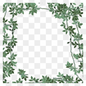 Green Floral Frame - Green Floral Frame - Free Transparent PNG Clipart ...